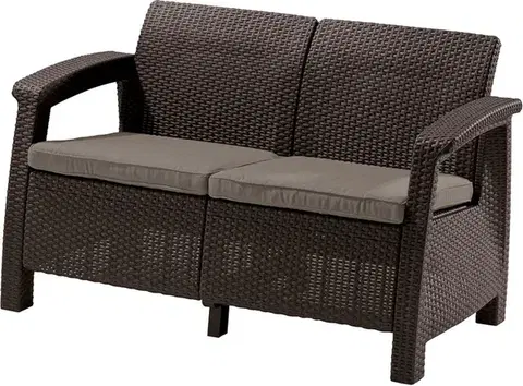 Záhradná pohovka CORFU LOVE SEAT Allibert