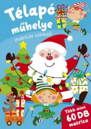 Télapó műhelye - matricás színező