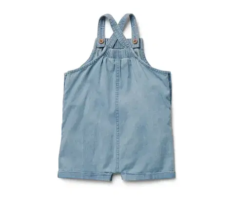 Detské chambray nohavice na traky