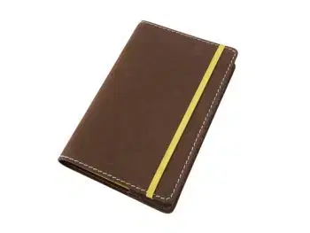 Kožený obal na diár Moleskine M 18 x 12 cm hnedý nubuk