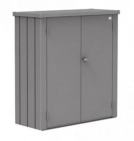 Biohort Skrinka na terasu BIOHORT Romeo M 132 x 57 x 140 cm (sivý kremeň metalíza)