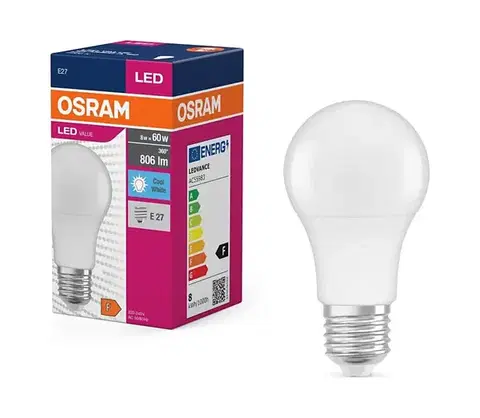 LED Žiarovka VALUE A60 E27/8W/230V 4000K - Osram 4099854109799