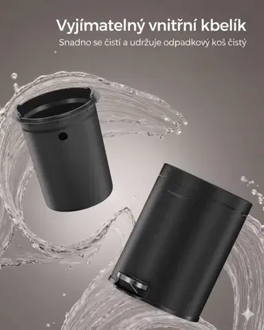 Odpadkový kôš Jelis 3 L čierny