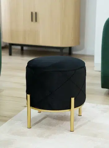 Taburet LIA čierny