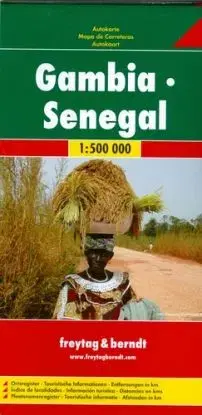 GAMBIA SENEGAL MAPA 1:500T
