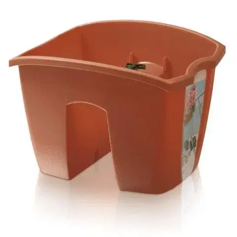 Hrantík na zábradlie CROWL terakota 24,2cm