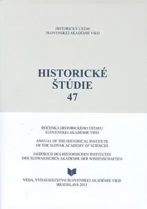 Historické štúdie 47 - Daniela Kodajová