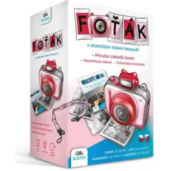 Albi Science: Fotoaparát s termotlačou, ružový