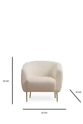 Kreslo ušiak Eses Cream - Wing