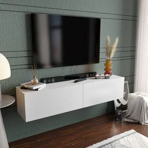TV stolík Poling - White