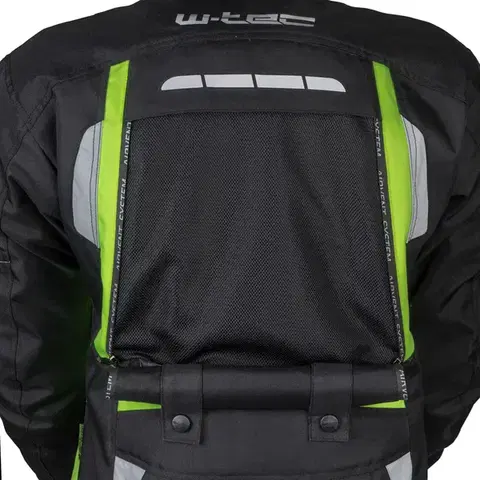Moto bunda W-TEC Gelnair Farba čierno-zelená, Veľkosť 3XL