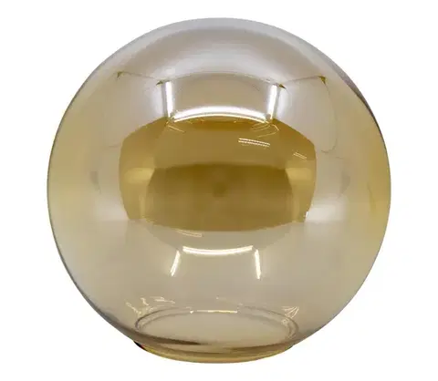 Náhradné sklo k lustru E14 pr. 15 cm béžová