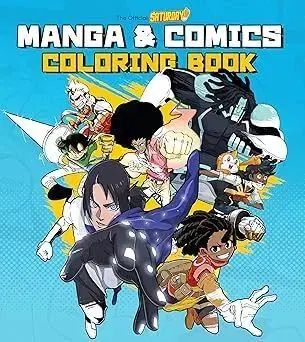 Saturday AM Manga and Comics Coloring Book - Saturday Am