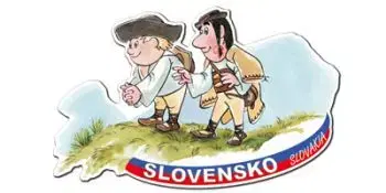 (M) Drevená magnetka MAŤKO a KUBKO (na kopci), Slovensko