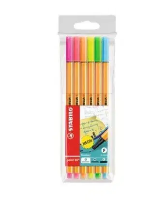 Liner Stabilo point 88 Neon 6 ks