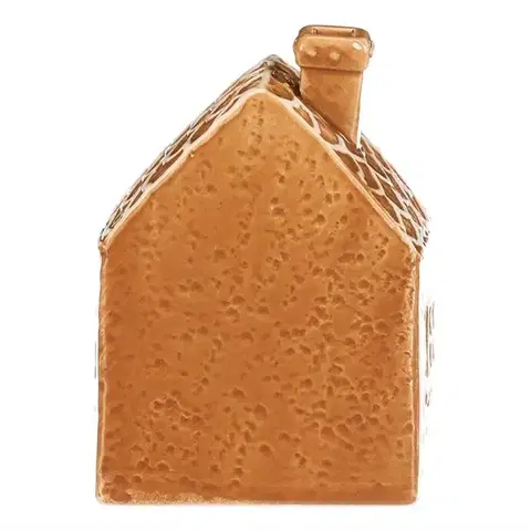 Keramický perníkový domček LED, hnedá