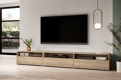 Barly TV stolík s možnosťou zavesenia-dub san remo