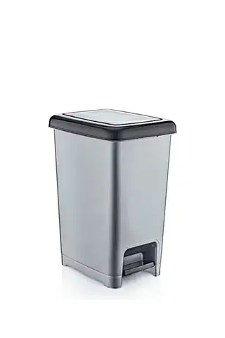 Odpadkový kôš BINNIE čierny/sivý
