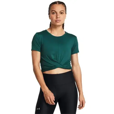 Under Armour Dámske Tričko Motion Crossover Crop SS Blue  XS
