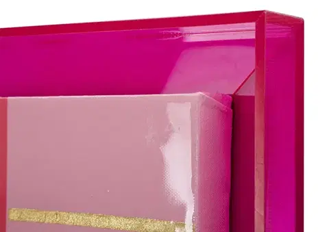 Obraz Lacquered 60x80 cm ružový