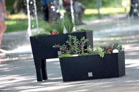 Hrantík RATAN CASE HIGH antracit