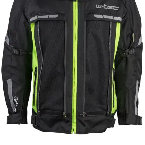 Moto bunda W-TEC Gelnair Farba čierno-zelená, Veľkosť 3XL