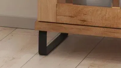 Kovové nohy Cali pre nábytok Cali C1 a C8 čierne