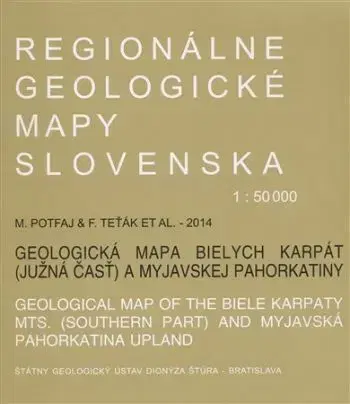 Geologická mapa Bielych Karpát 1:50 000