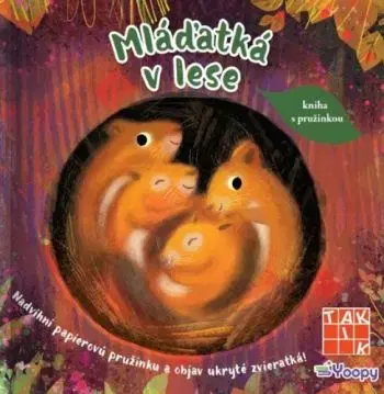 Mláďatká v lese - kniha s pružinkou
