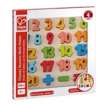 Vkladacie puzzle Čísla HAPE - Hape