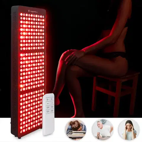 Infračervený LED panel inSPORTline Lustar - 300 LED Farba čierna