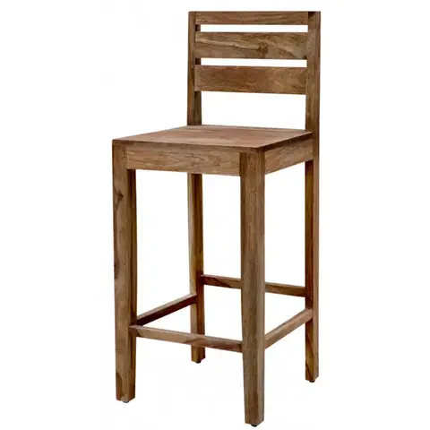Stolička barová 45x110x45 indický masív palisander