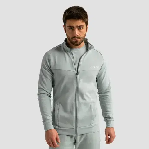 GymBeam Mikina so zipsom Limitless Eucalypt  SS
