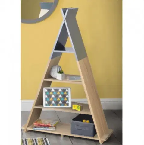 Detský regál BARNIE v tvare pyramídy Tempo Kondela