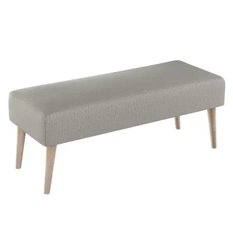 Dekoria Lavica natural, sivá ženilka, 100 x 40 x 40 cm, Madrid, 161-57