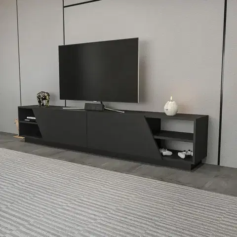 Televízny stolík Rhodes Anthracite
