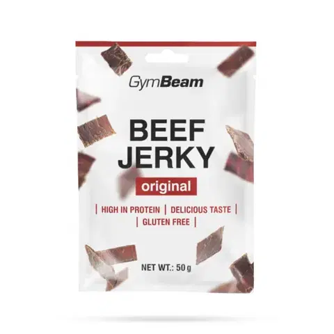 GymBeam Sušené mäso Beef Jerky barbecue