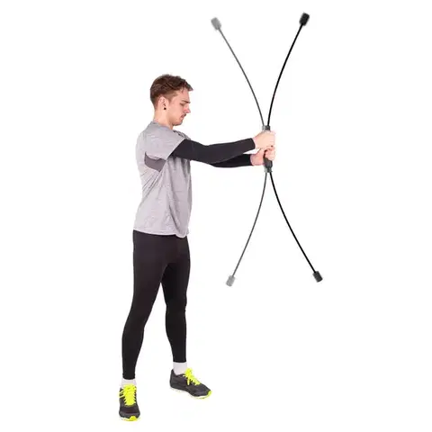 inSPORTline Flexi Bar Strong čierna