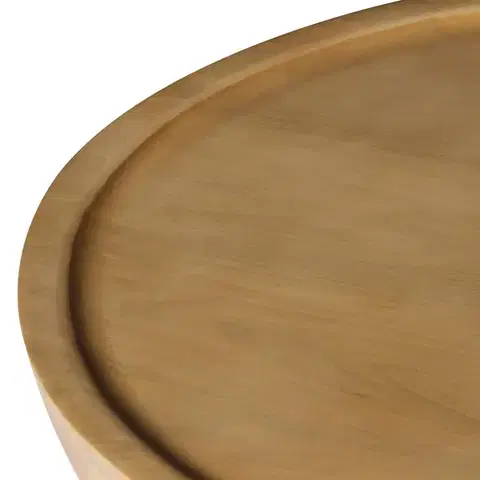 Konferenčný stolík Arvika 70 cm mangové drevo dub pieskový