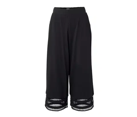 Nohavice culottes s výšivkou