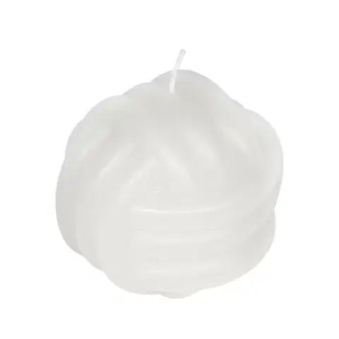 Dekoria Sviečka Zoya 8cm white, 9 x 8 cm