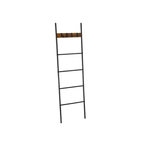 Rebrík na uteráky Vasagle COZY čierny
