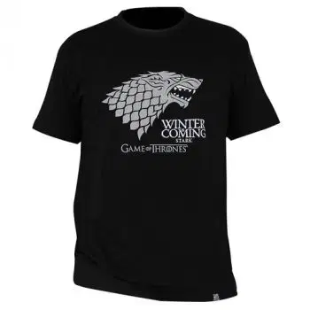 Game of Thrones: Winter is coming tričko pánské, černé XL