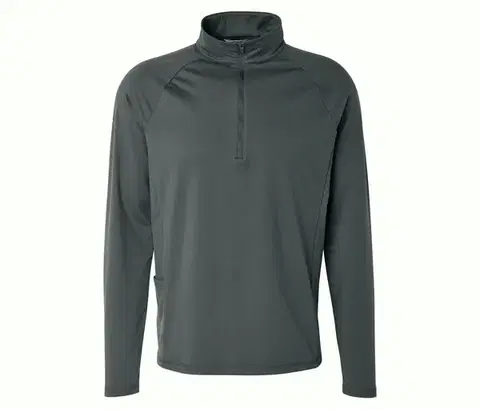 Športové termotričko »Half Zip«, tmavozelené