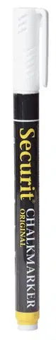 SECURIT Mikro kriedový popisovač, 1 - 2 mm, rôzne farby Čierna