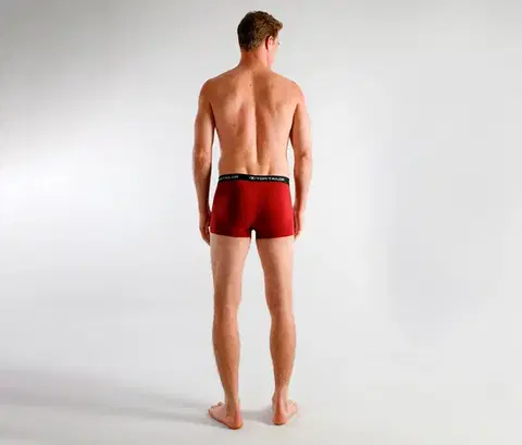 Boxerky Tom Tailor »Buffer«, 3 ks, tmavočervené