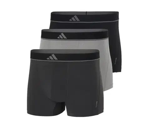 Boxerky adidas Active Micro Flex, 3 ks, sivé