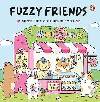 Fuzzy Friends: Super cute colouring book - Vivi Tinta