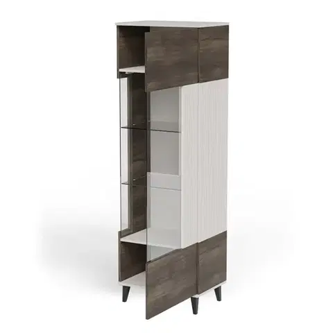 Vitrína RANDOM W-1 Halmar
