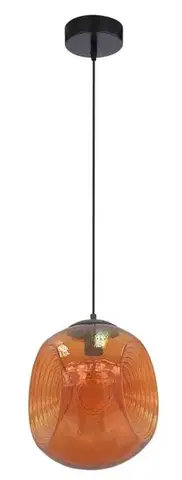 Závesná stropná lampa 1X60W E27 oranžová CLUB